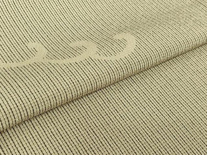 平和屋着物▽本塩沢 単衣 立波文 正絹 逸品 AABF4338jh