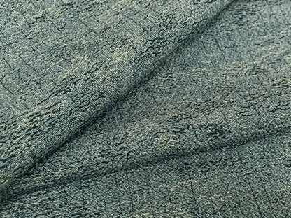 平和屋着物▽上質な小紋 単衣 霞文 鬼しぼ縮緬 正絹 逸品 AABF4343jh