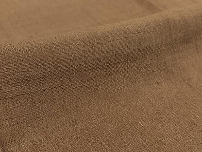 平和屋着物▽上質な紬 単衣 胡桃染色 正絹 逸品 AABF4348jh