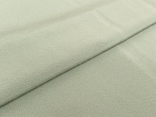 平和屋着物▽上質な色無地　単衣　灰青色　正絹　逸品　AABK4515ck