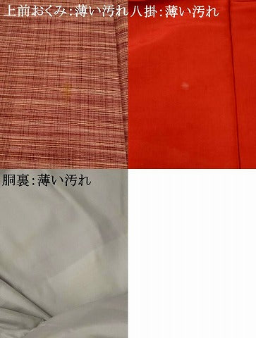 平和屋着物■上質な紬　霞文　正絹　逸品　AABF4366st