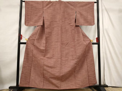 平和屋着物■上質な紬　霞文　正絹　逸品　AABF4366st