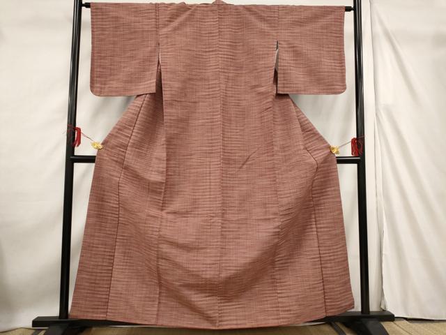 平和屋着物■上質な紬　霞文　正絹　逸品　AABF4366st