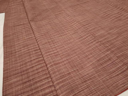 平和屋着物■上質な紬　霞文　正絹　逸品　AABF4366st