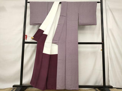 平和屋着物■江戸小紋 鮫小紋柄 正絹 逸品 AABF4381st