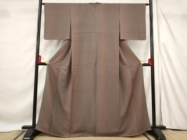平和屋着物■上質な小紋 花間道 正絹 逸品 未使用 AABF4391st