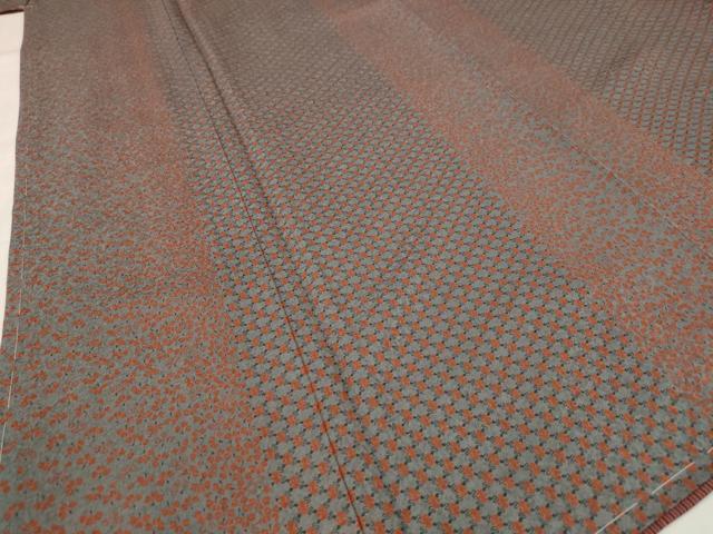 平和屋着物■上質な小紋 花間道 正絹 逸品 未使用 AABF4391st