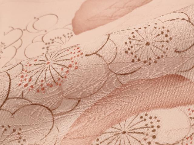平和屋着物■上質な小紋 舞梅文 正絹 逸品 AABF4396st