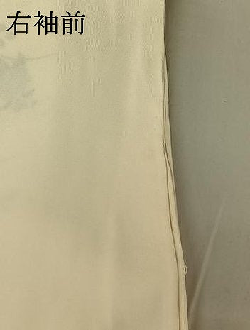 平和屋着物▽訪問着　単衣　花車文　金彩　正絹　逸品　AABF4433jh