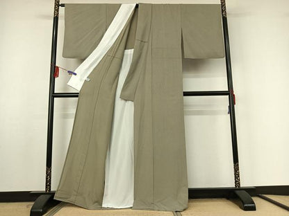 平和屋着物▽江戸小紋 単衣 行儀 正絹 逸品 AABF4434jh