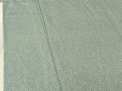 平和屋着物▽上質な小紋　単衣　花唐草文　正絹　逸品　未使用　AABF4438jh