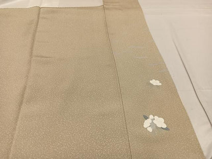 平和屋着物●訪問着 友禅 作家物 鴛鴦枝花文 暈し染め 正絹 逸品 AABF4442ph