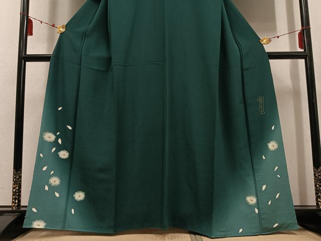 平和屋着物●世界的人形師 辻村寿三郎 ジュサブロー 訪問着 舞桜文 暈し染め 正絹 逸品 AABF4457ph