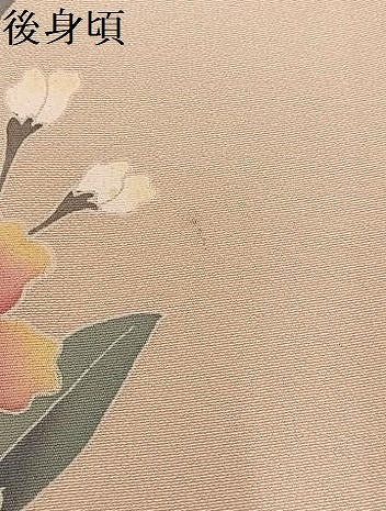 平和屋着物●訪問着 友禅 作家物 枝花文 正絹 逸品 AABF4475ph