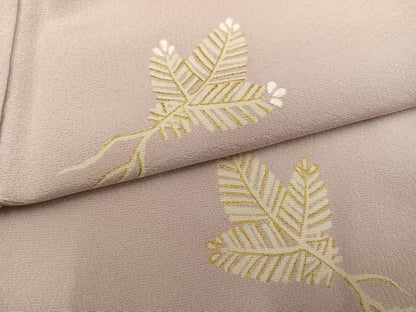 平和屋着物●訪問着 松 金彩 正絹 逸品 AABF4477ph