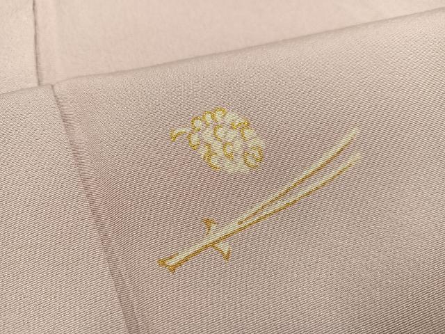 平和屋着物●訪問着 松 金彩 正絹 逸品 AABF4477ph