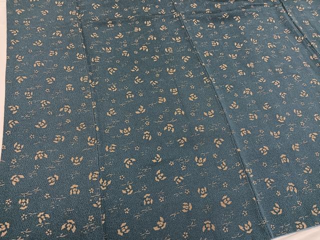平和屋着物●上質な小紋 ふくら雀 正絹 逸品 AABF4484ph