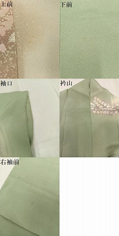 平和屋着物●越後十日町の一流染匠 桐屋・翠山工房 訪問着 辻が花 絞り 暈し染め 正絹 逸品 AABF4492ph