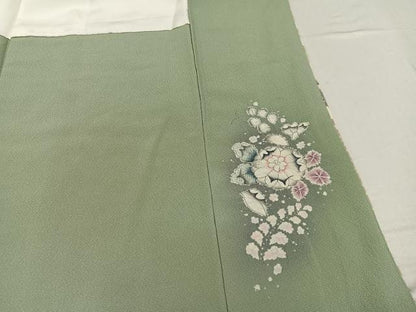 平和屋着物●越後十日町の一流染匠 桐屋・翠山工房 訪問着 辻が花 絞り 暈し染め 正絹 逸品 AABF4492ph