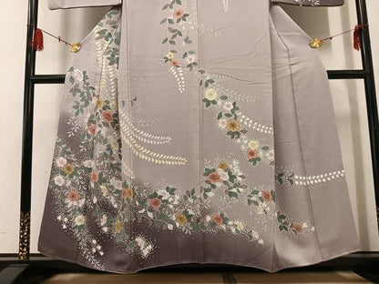 平和屋着物●訪問着 辻が花 暈し染め 正絹 逸品 AABF4505ph