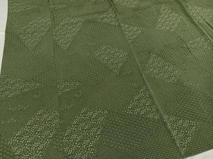 平和屋着物●江戸小紋 寄せ小紋柄 正絹 逸品 AABF4507ph