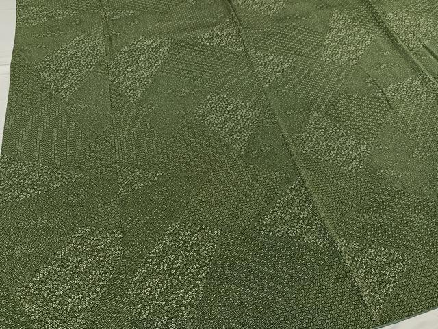 平和屋着物●江戸小紋 寄せ小紋柄 正絹 逸品 AABF4507ph