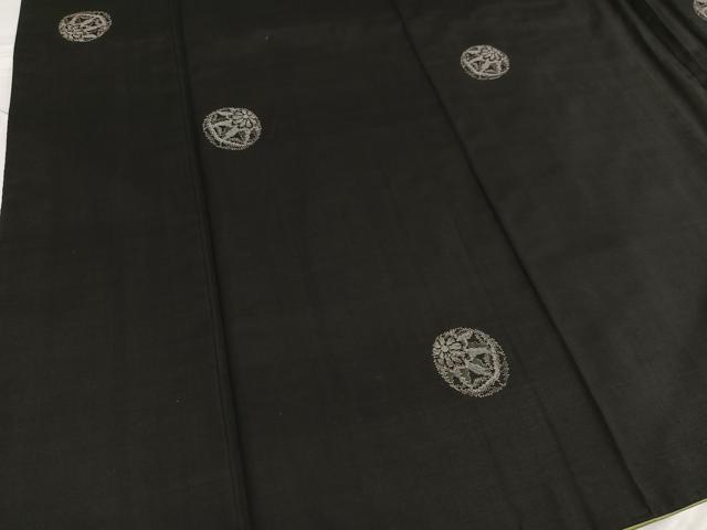 平和屋着物●本場大島紬 カタス9マルキ 地空き 花毬文 正絹 逸品 AABF4515ph