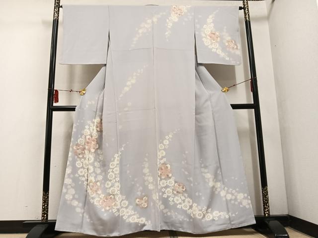 平和屋着物●訪問着 舞花文 金彩 正絹 逸品 AABF4520ph