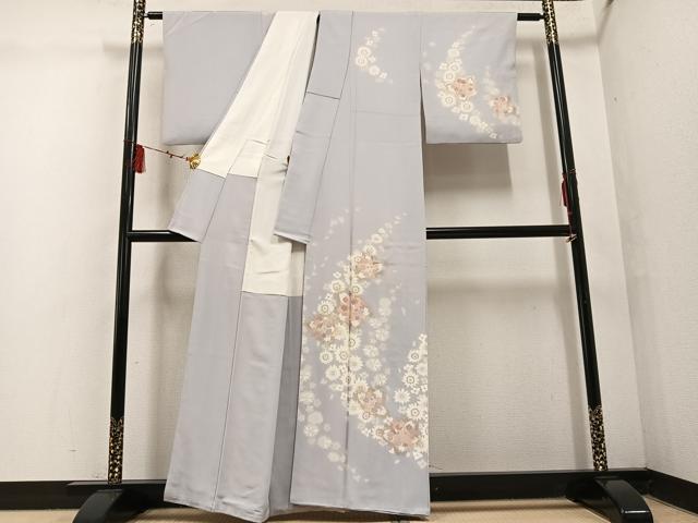平和屋着物●訪問着 舞花文 金彩 正絹 逸品 AABF4520ph