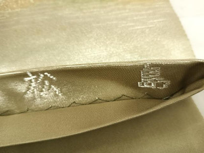 平和屋着物◎六通柄袋帯　松島　風景文　金銀糸　正絹　逸品　AABF4652yx
