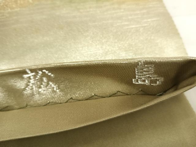 平和屋着物◎六通柄袋帯　松島　風景文　金銀糸　正絹　逸品　AABF4652yx