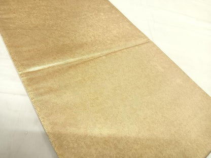 平和屋着物◎六通柄袋帯　霞文　金糸　正絹　逸品　AABF4660yx