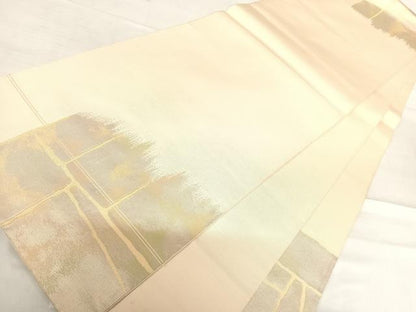 平和屋着物◎太鼓柄　本袋帯　石畳文　正絹　逸品　AABF4677yx