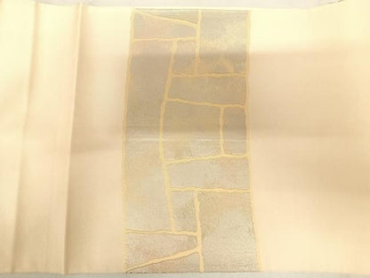 平和屋着物◎太鼓柄　本袋帯　石畳文　正絹　逸品　AABF4677yx