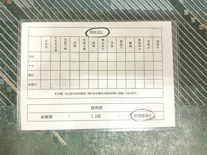 平和屋着物◎六通柄袋帯　幾何学文様　金銀糸　正絹　逸品　AABF4902yx