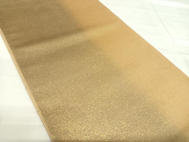 平和屋着物◎六通柄袋帯　霞文　金糸　正絹　逸品　AABF4931yx