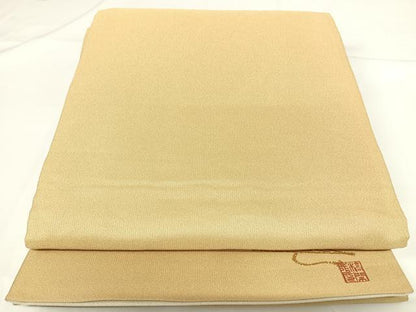平和屋着物◎両面六通柄袋帯　美保姿　切り嵌め花宝づくし　金銀糸　正絹　逸品　AABF4967yx