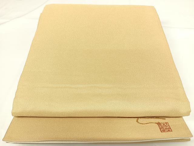 平和屋着物◎両面六通柄袋帯　美保姿　切り嵌め花宝づくし　金銀糸　正絹　逸品　AABF4967yx