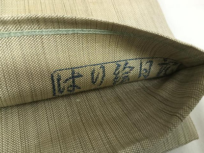 平和屋着物◎太鼓柄袋帯　はり絵日記　パッチワーク　成り物　正絹　逸品　AABF4995yx