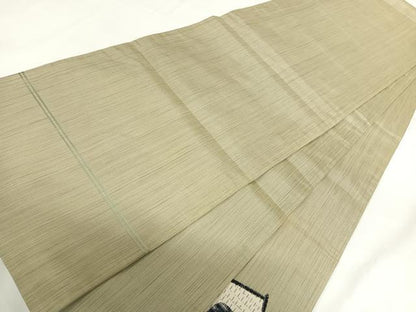 平和屋着物◎太鼓柄袋帯　はり絵日記　パッチワーク　成り物　正絹　逸品　AABF4995yx