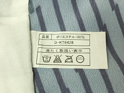 平和屋着物▽小紋 単衣 草花文 洗える着物 AABF5005jh
