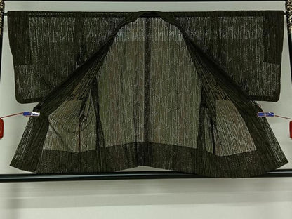 平和屋着物▽道中着 スリーシーズン 春夏秋 塵除け はなやぎ 反端付き 正絹 逸品 AABF5012jh