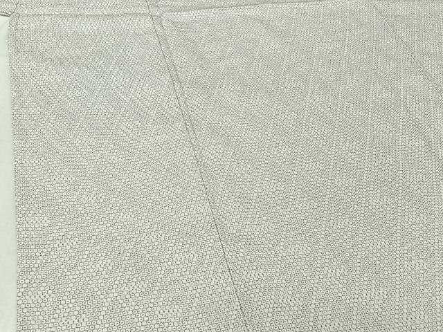 平和屋着物▽本塩沢 やまだ織 単衣 雪の中のきれ 証紙付き 正絹 逸品 AABF5024jh