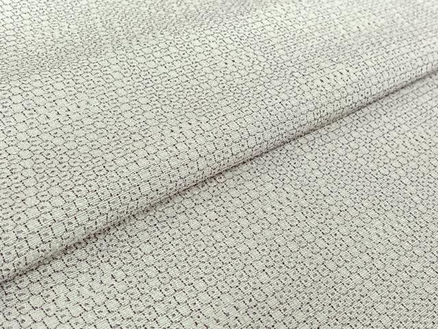 平和屋着物▽本塩沢 やまだ織 単衣 雪の中のきれ 証紙付き 正絹 逸品 AABF5024jh