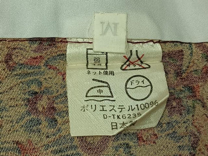 平和屋着物▽小紋 単衣 切り嵌め花文 洗える着物 AABF5027jh