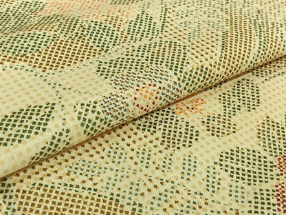 平和屋着物▽本場染大島紬 単衣 草花文 正絹 逸品 AABF5034jh