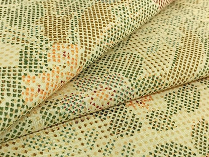 平和屋着物▽本場染大島紬 単衣 草花文 正絹 逸品 AABF5034jh