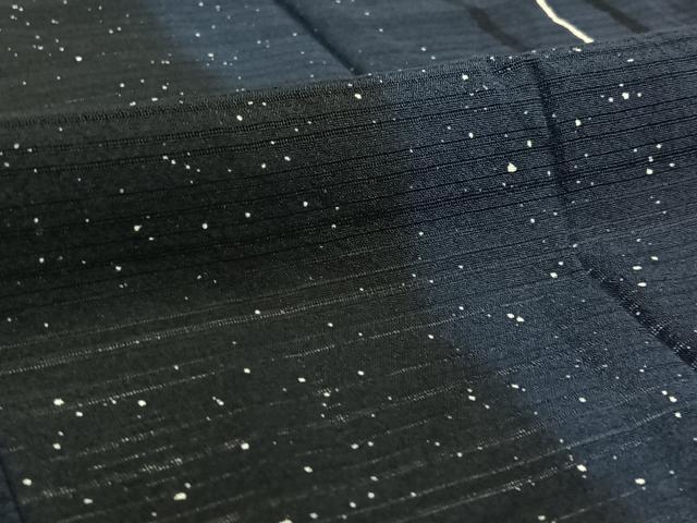 平和屋着物▽道中着　スリーシーズン　春夏秋　塵除け　縞　正絹　逸品　AABF5038jh