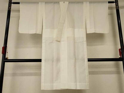平和屋着物＊夏物 長襦袢 絽 生成り色 洗える着物 AABF5046jd