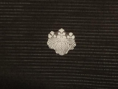 平和屋着物＊夏物 黒留袖 絽 刺繍 飛鶴文 金彩 洗える着物 AABF5049jd